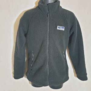 Rab Jacket Mens Medium Double Pile Sherpa Fleece Original Grey Walking Hiking